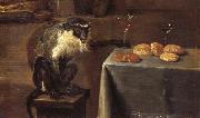 David Teniers Details of Monkeys in a Tavern Germany oil painting reproduction